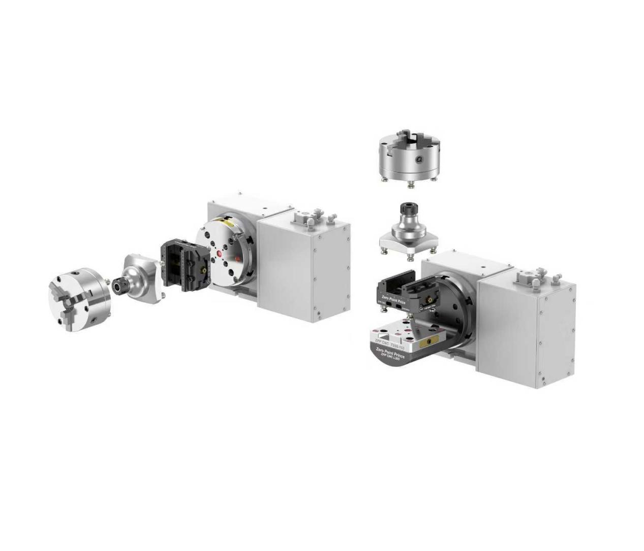 4Axis Bridge Plate Installed With 3Statio Vise