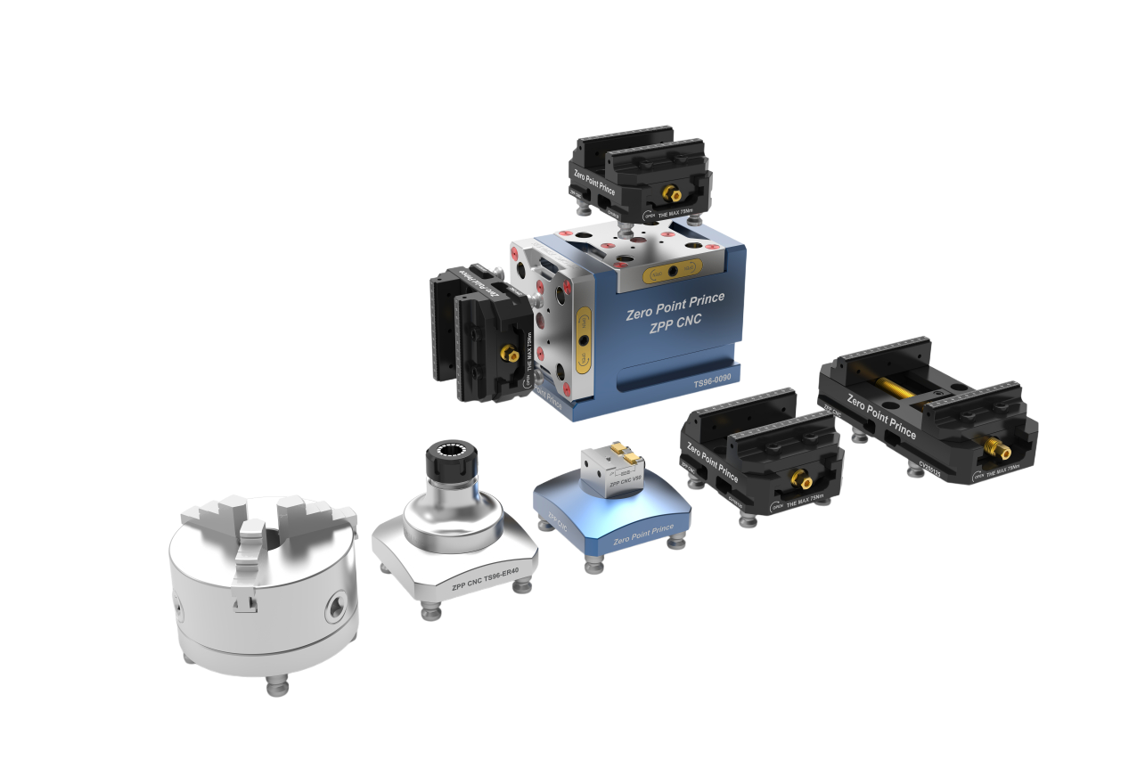 96mm Integrated Vertical And Horizontal Zero Point Clamping